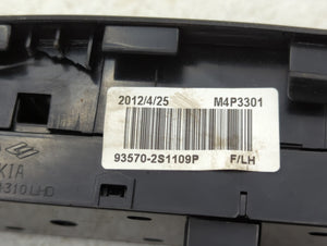 2014-2016 Kia Cadenza Master Power Window Switch Replacement Driver Side Left P/N:93570-2S1109P Fits 2014 2015 2016 OEM Used Auto Parts