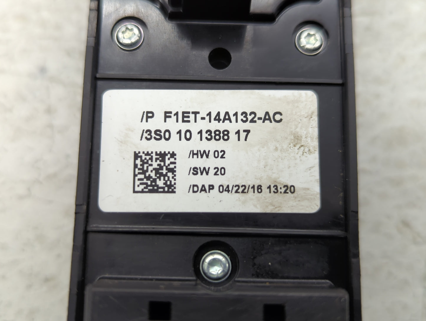 2013-2019 Ford Escape Master Power Window Switch Replacement Driver Side Left P/N:F1ET-14A132-AC Fits OEM Used Auto Parts - Oemusedautoparts1.com
