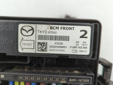 2017-2018 Mazda 3 Chassis Control Module Ccm Bcm Body Control