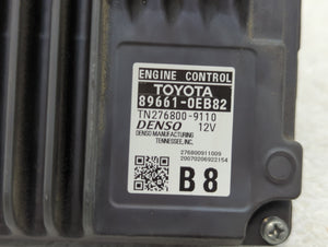 2020-2022 Toyota Highlander PCM Engine Control Computer ECU ECM PCU OEM P/N:89661-0EB82 Fits Fits 2020 2021 2022 OEM Used Auto Parts