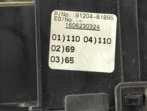 2017 Genesis G80 Fusebox Fuse Box Panel Relay Module P/N:91204-B1895 Fits 2016 OEM Used Auto Parts
