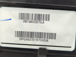 2018-2019 Hyundai Sonata Fusebox Fuse Box Panel Relay Module P/N:VS912A0C2370LA Fits 2018 2019 OEM Used Auto Parts