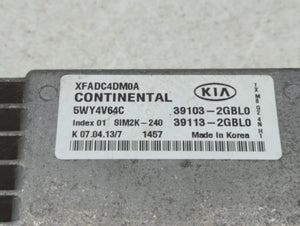 2014-2015 Kia Sorento PCM Engine Control Computer ECU ECM PCU OEM P/N:39103-2GBL0 Fits Fits 2014 2015 OEM Used Auto Parts