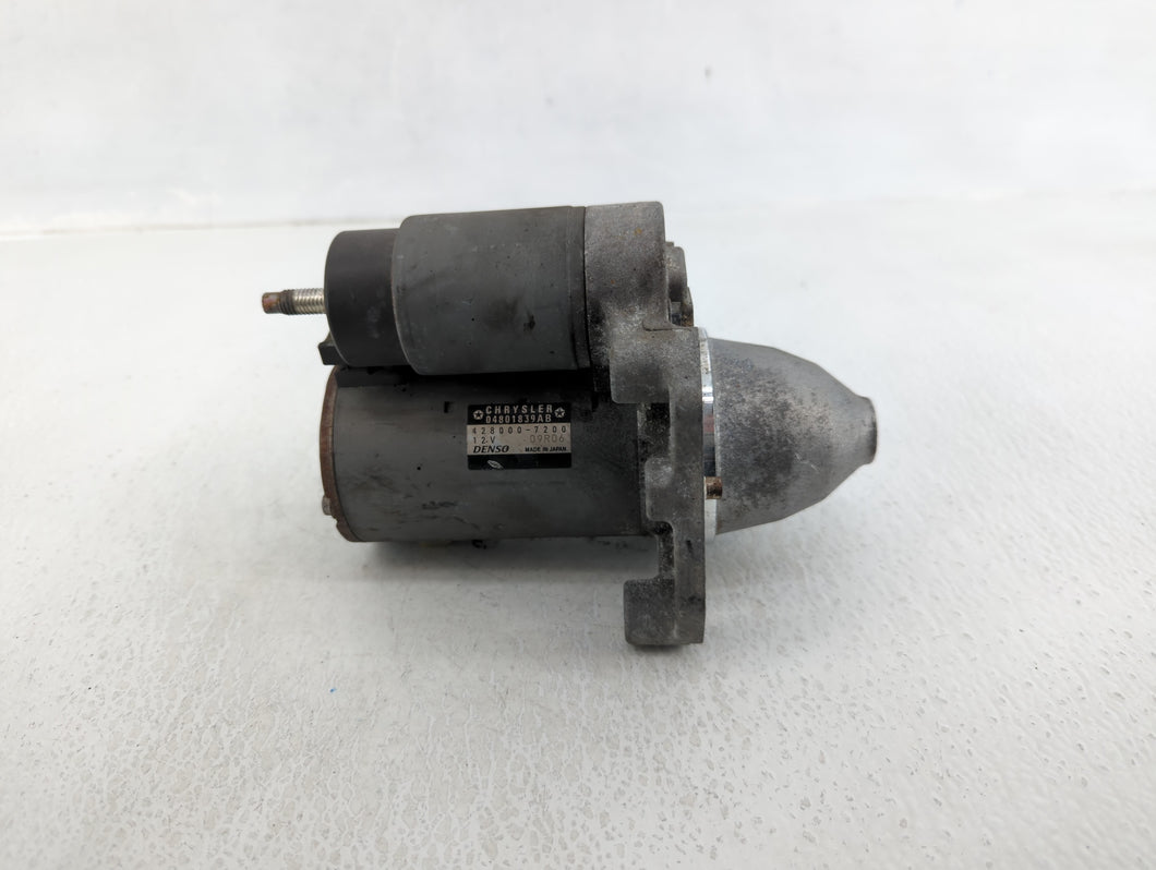 2011-2019 Dodge Journey Car Starter Motor Solenoid OEM P/N:04801839AB Fits 2011 2012 2013 2014 2015 2016 2017 2018 2019 2020 2021 OEM Used Auto Parts