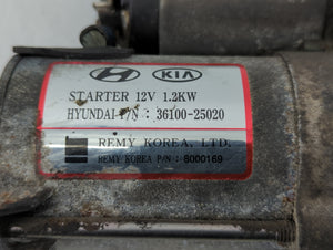 2008-2015 Hyundai Sonata Car Starter Motor Solenoid OEM P/N:36100-25020 Fits 2008 2009 2010 2011 2012 2013 2014 2015 2016 OEM Used Auto Parts