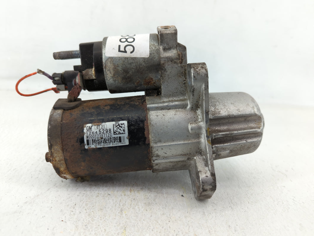 2016 Chevrolet Traverse Car Starter Motor Solenoid OEM P/N:M000T23871ZC 12645298 Fits OEM Used Auto Parts