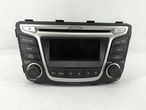 2014 Hyundai Accent Radio AM FM Cd Player Receiver Replacement P/N:96170-1R1104X Fits OEM Used Auto Parts