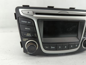 2014 Hyundai Accent Radio AM FM Cd Player Receiver Replacement P/N:96170-1R1104X Fits OEM Used Auto Parts