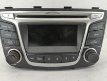 2014 Hyundai Accent Radio AM FM Cd Player Receiver Replacement P/N:96170-1R1104X Fits OEM Used Auto Parts