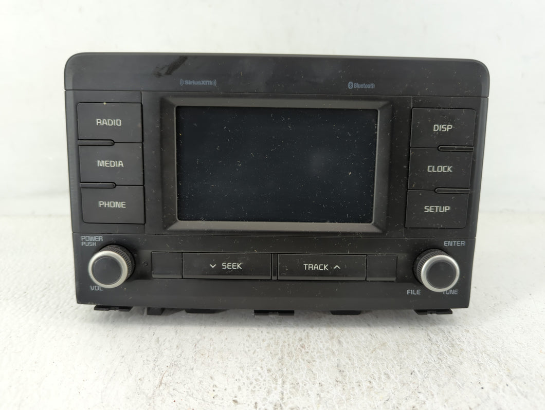 2018-2019 Kia Rio Radio AM FM Cd Player Receiver Replacement P/N:96180-H9850WK Fits 2018 2019 OEM Used Auto Parts