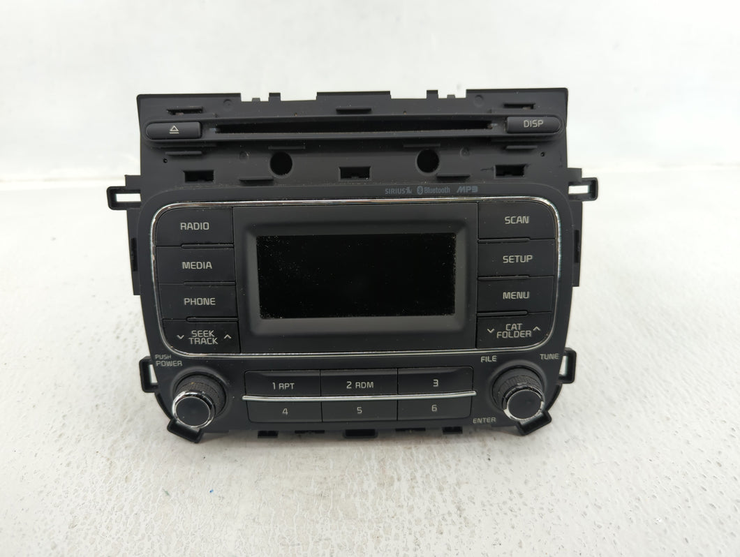 2014-2016 Kia Forte Radio AM FM Cd Player Receiver Replacement P/N:96170-A7171K 96160-A7101WK Fits 2014 2015 2016 OEM Used Auto Parts