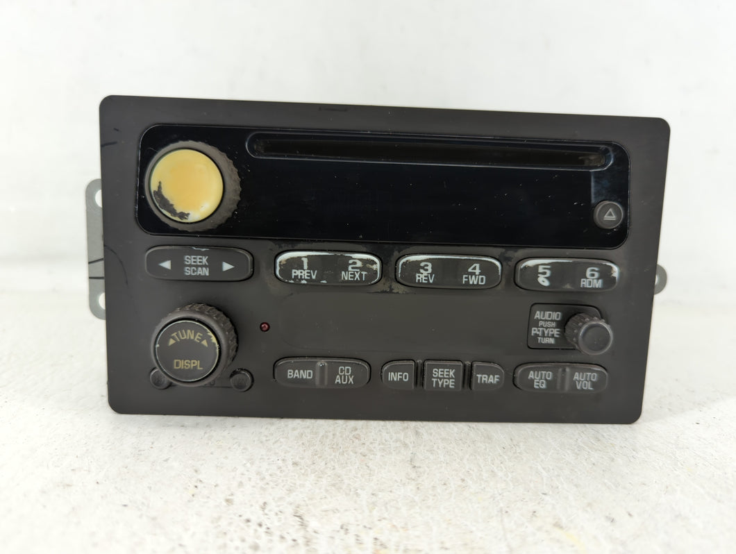 2003-2005 Gmc Envoy Radio AM FM Cd Player Receiver Replacement P/N:10357894 Fits 2003 2004 2005 2006 OEM Used Auto Parts