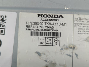 2014-2017 Honda Odyssey Radio AM FM Cd Player Receiver Replacement P/N:39540-TK8-A110-M1 Fits 2014 2015 2016 2017 OEM Used Auto Parts