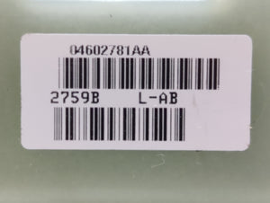 2006-2010 Chrysler 300 Master Power Window Switch Replacement Driver Side Left P/N:04602781AA Fits OEM Used Auto Parts