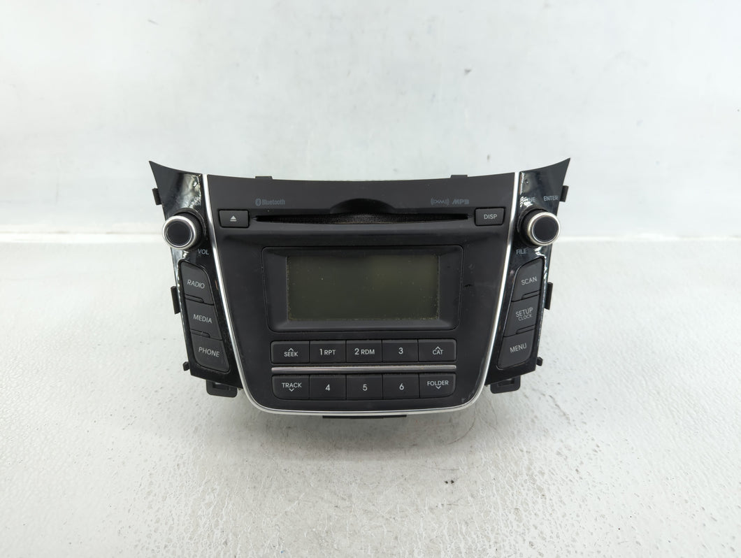 2014-2015 Hyundai Elantra Radio AM FM Cd Player Receiver Replacement P/N:96170 A5160GU Fits 2014 2015 OEM Used Auto Parts