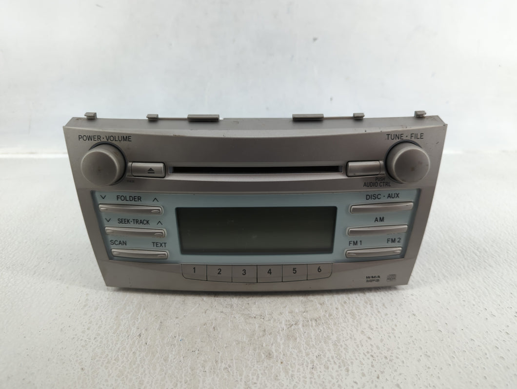 2007-2009 Toyota Camry Radio AM FM Cd Player Receiver Replacement P/N:86120-06181 Fits 2007 2008 2009 OEM Used Auto Parts