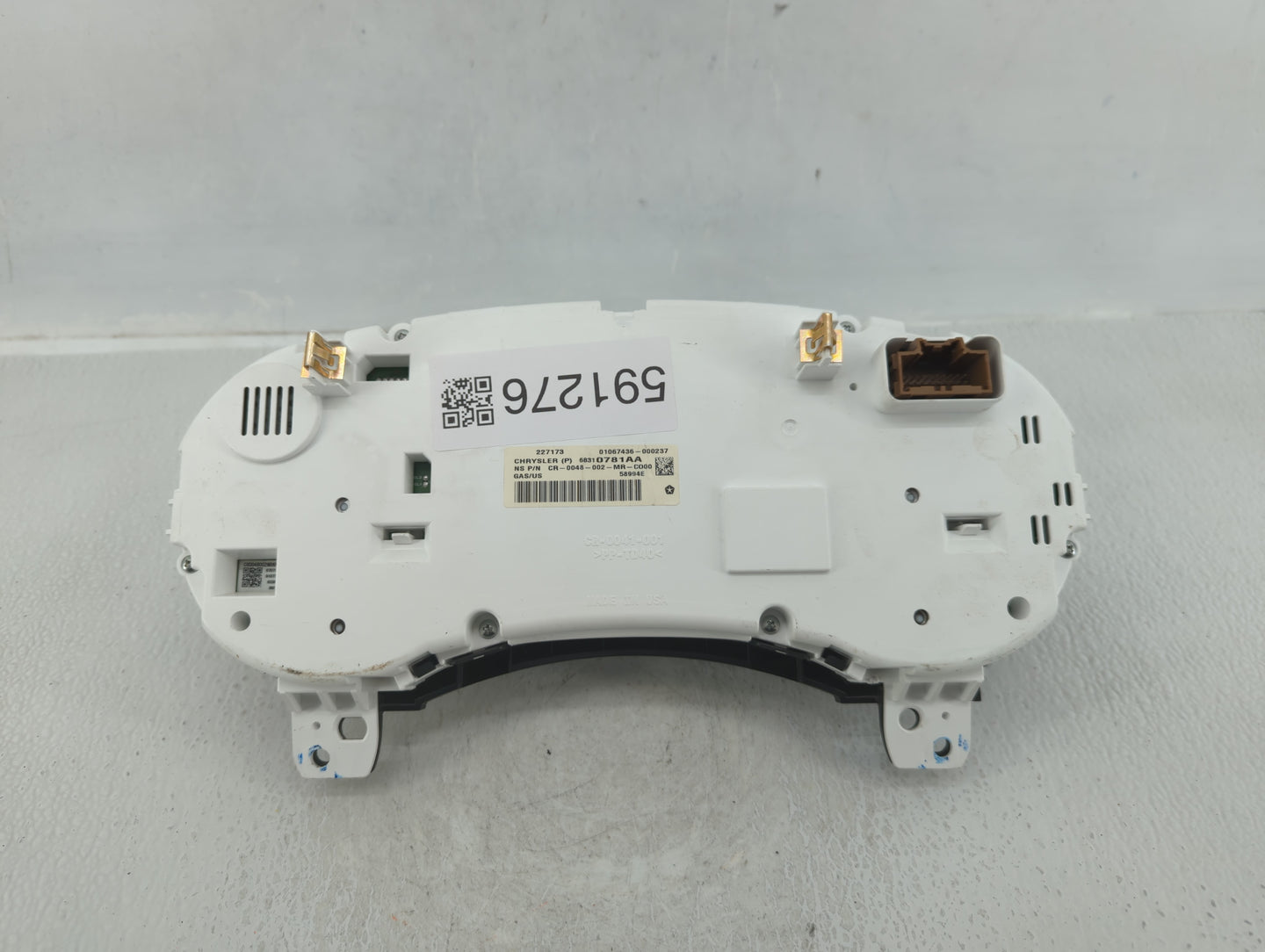 2018 Dodge Journey Instrument Cluster Speedometer Gauges P/N:68310781AA Fits OEM Used Auto Parts - Oemusedautoparts1.com