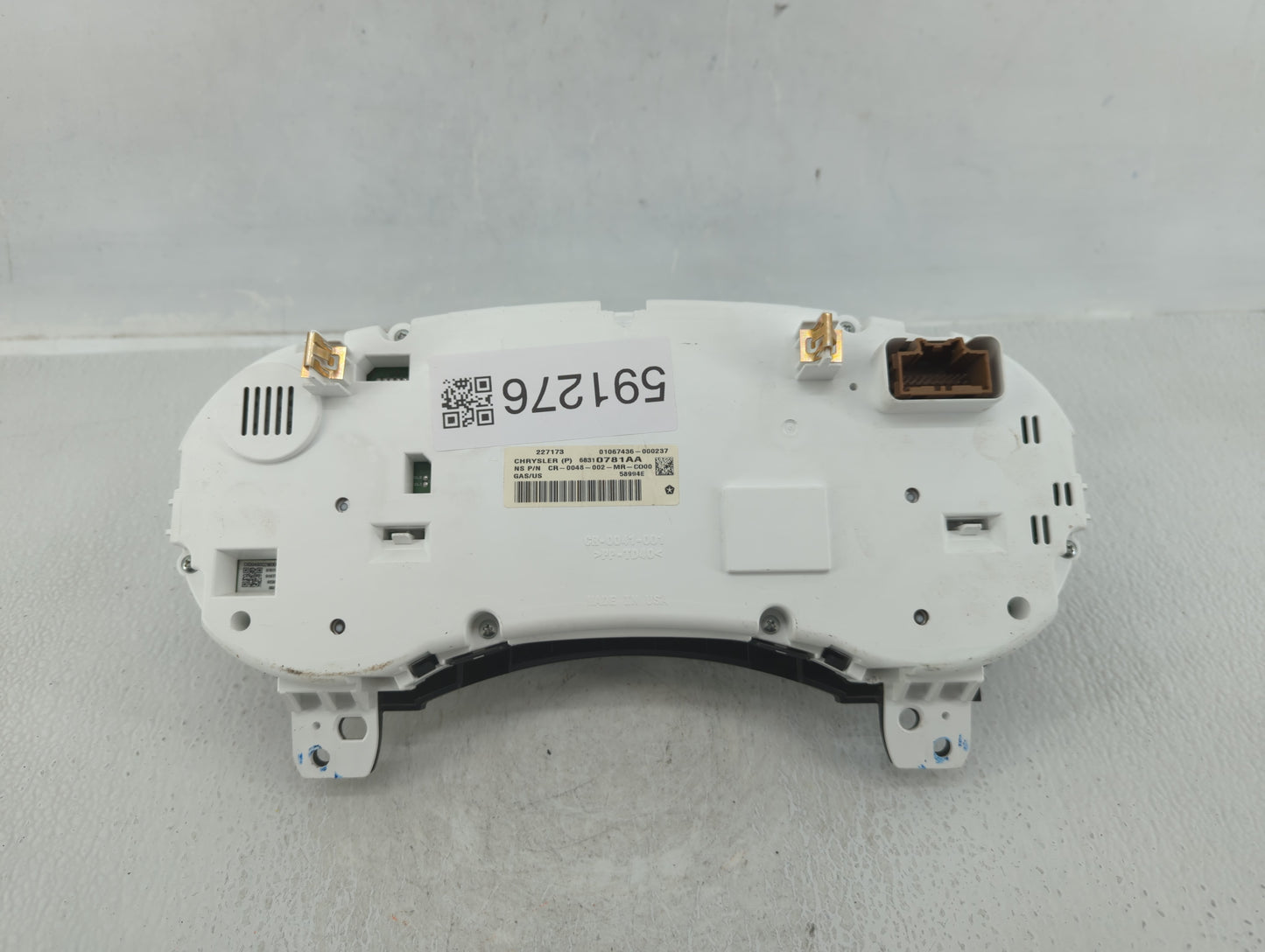 2018 Dodge Journey Instrument Cluster Speedometer Gauges P/N:68310781AA Fits OEM Used Auto Parts - Oemusedautoparts1.com