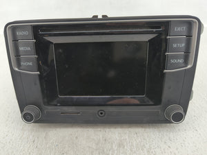 2017 Volkswagen Jetta Radio AM FM Cd Player Receiver Replacement P/N:561 035 150 A Fits OEM Used Auto Parts