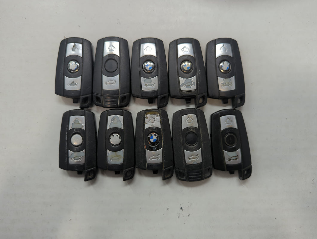 Lot of 10 Bmw Keyless Entry Remote Fob KR55WK49123 | KR55WK49127 MIXED