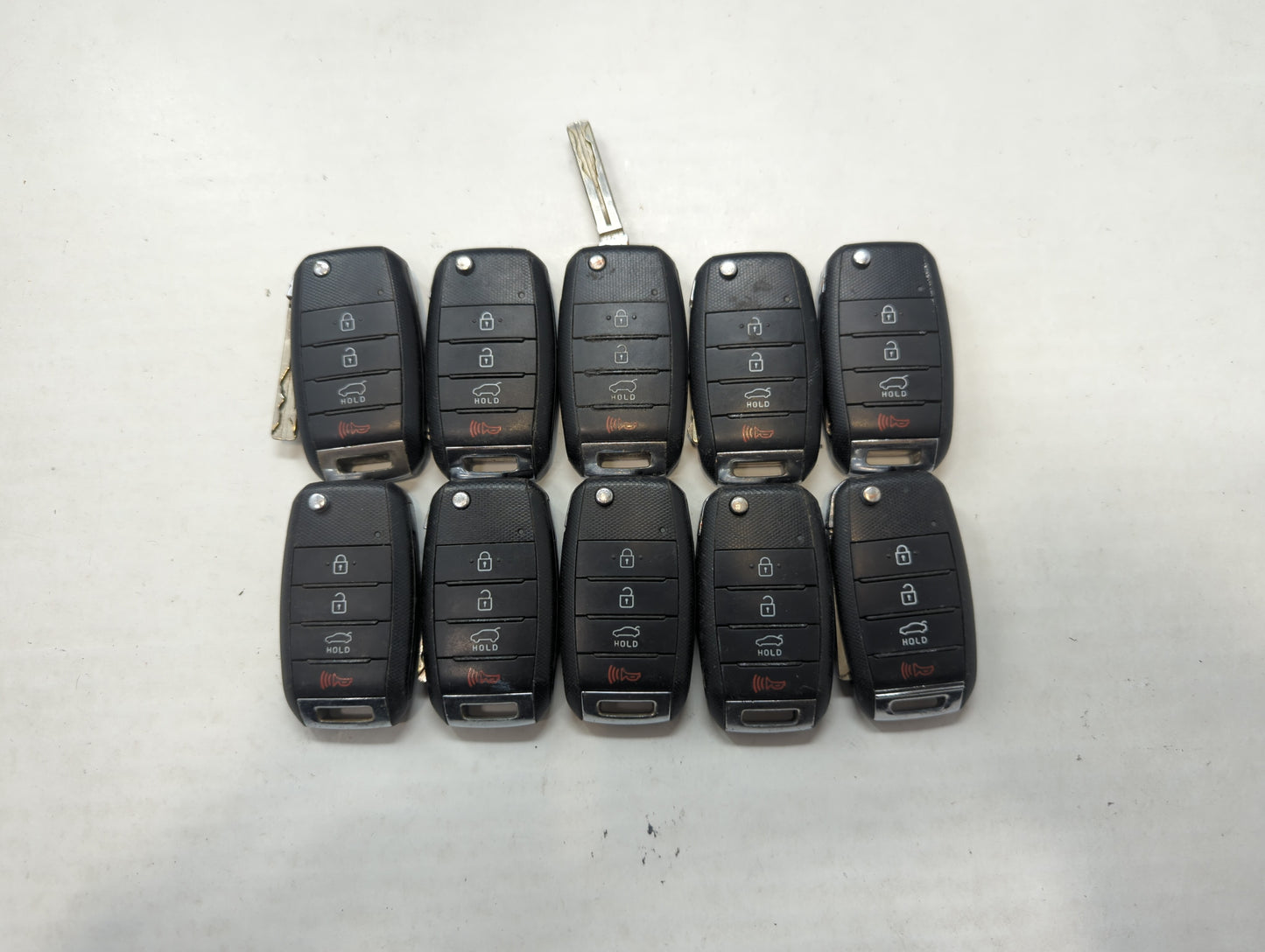 Lot of 10 Kia Keyless Entry Remote Fob MIXED FCC IDS MIXED PART NUMBERS - Oemusedautoparts1.com