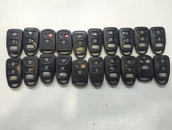 compare product Lot of 20 Hyundai Keyless Entry Remote Fob MIXED FCC IDS MIXED PART