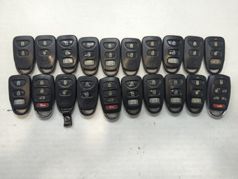 compare product Lot of 20 Hyundai Keyless Entry Remote Fob MIXED FCC IDS MIXED PART