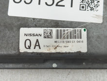 2010 Nissan Murano PCM Engine Control Computer ECU ECM PCU OEM P/N:MEC118-040 C1 Fits OEM Used Auto Parts