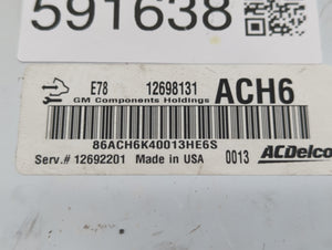 2017-2021 Chevrolet Trax PCM Engine Control Computer ECU ECM PCU OEM P/N:12698131 Fits Fits 2017 2018 2019 2020 2021 OEM Used Auto Parts