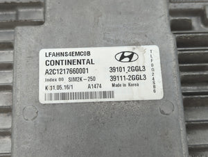 2015-2017 Hyundai Sonata PCM Engine Control Computer ECU ECM PCU OEM P/N:39101-2GGL3 Fits Fits 2015 2016 2017 OEM Used Auto Parts