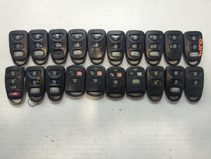 Lot of 20 Hyundai Keyless Entry Remote Fob MIXED FCC IDS MIXED PART