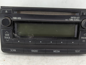 2013-2014 Toyota Rav4 Radio AM FM Cd Player Receiver Replacement P/N:86120-0R130 Fits 2013 2014 OEM Used Auto Parts