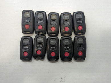 Lot of 10 Mazda Keyless Entry Remote Fob MIXED FCC IDS MIXED PART NUMBERS