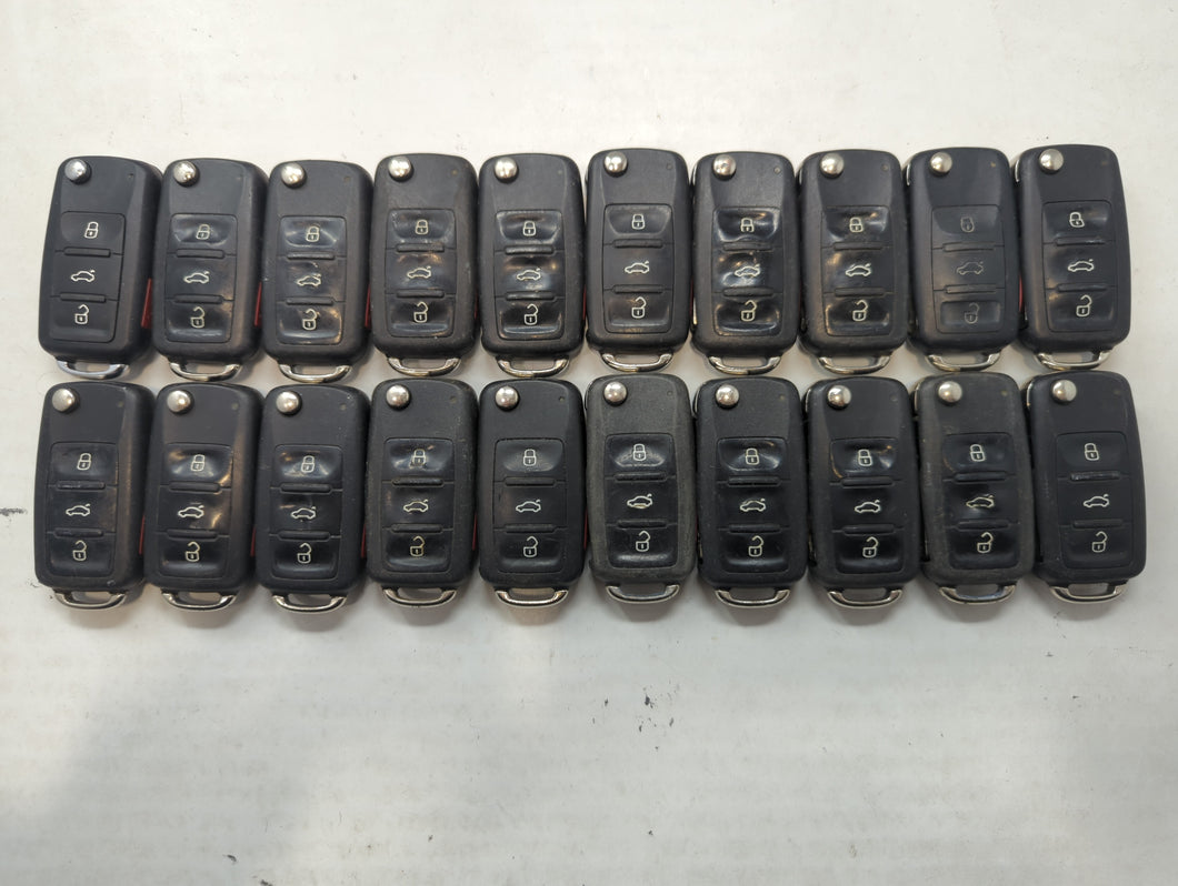 Lot of 20 Volkswagen Keyless Entry Remote Fob NBG8137T | NBG735868T