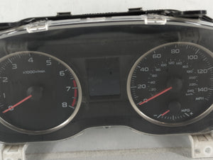 2014 Subaru Xv Crosstrek Instrument Cluster Speedometer Gauges P/N:85013FJ120 Fits OEM Used Auto Parts