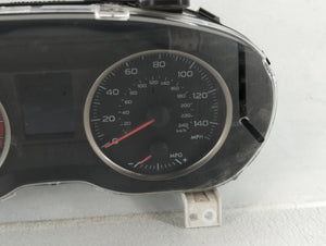 2014 Subaru Xv Crosstrek Instrument Cluster Speedometer Gauges P/N:85013FJ120 Fits OEM Used Auto Parts