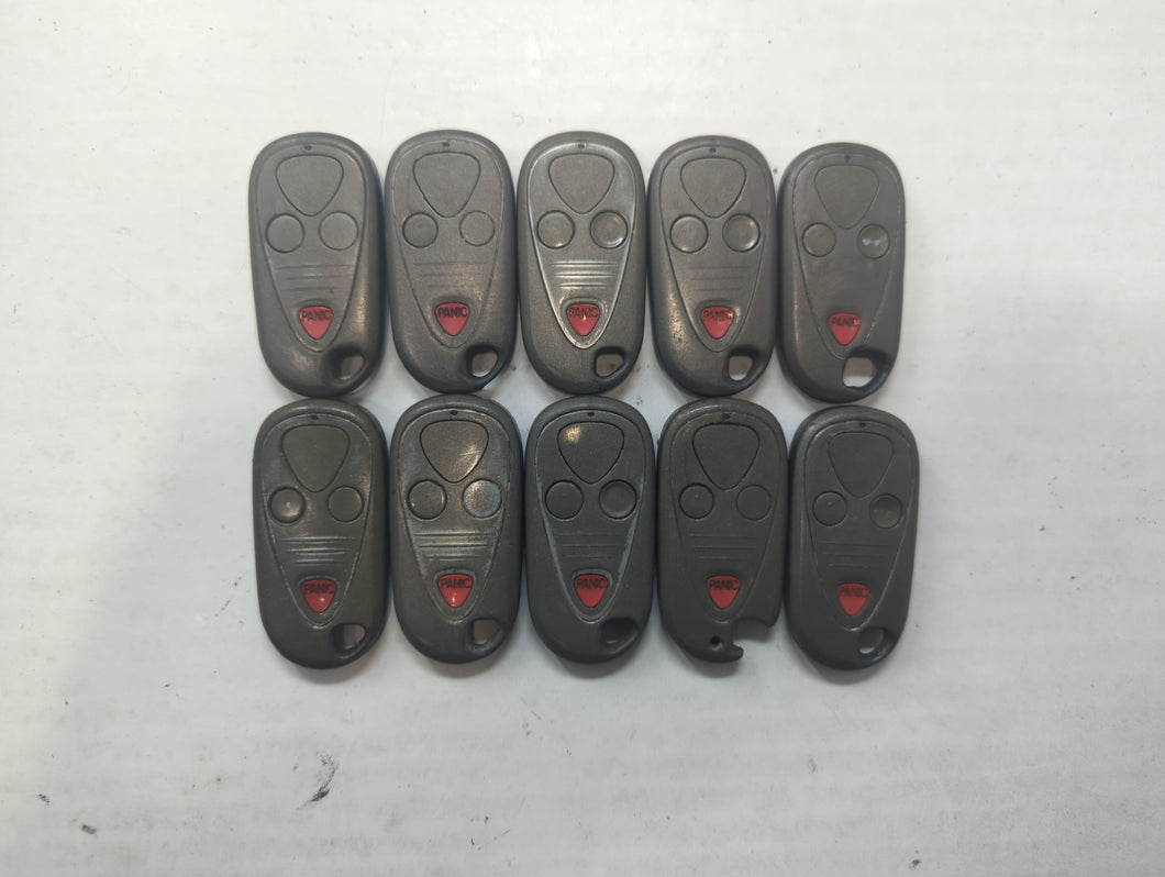 Lot of 10 Acura Keyless Entry Remote Fob MIXED FCC IDS MIXED PART NUMBERS