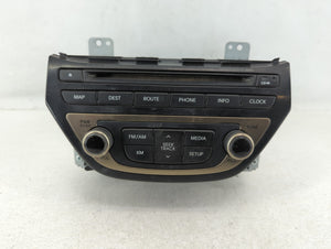 2013-2015 Hyundai Genesis Radio AM FM Cd Player Receiver Replacement P/N:96560-2M770YHG Fits 2013 2014 2015 OEM Used Auto Parts