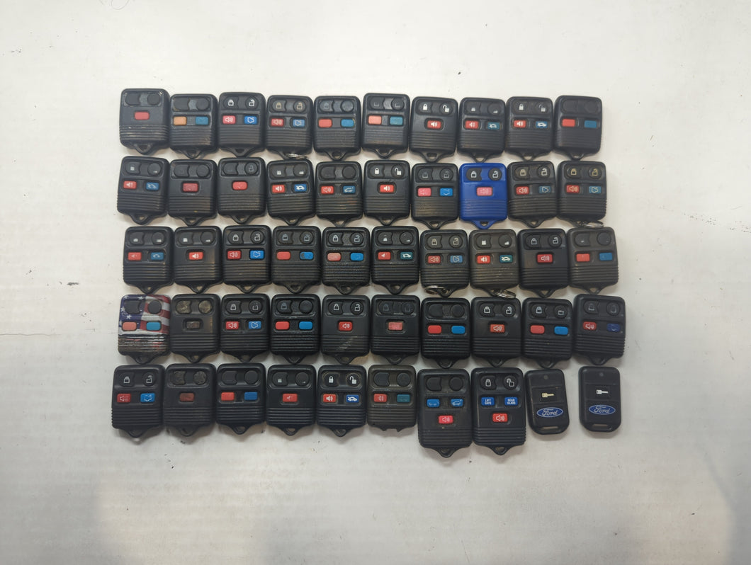 Lot of 50 Ford Keyless Entry Remote Fob MIXED FCC IDS MIXED PART NUMBERS