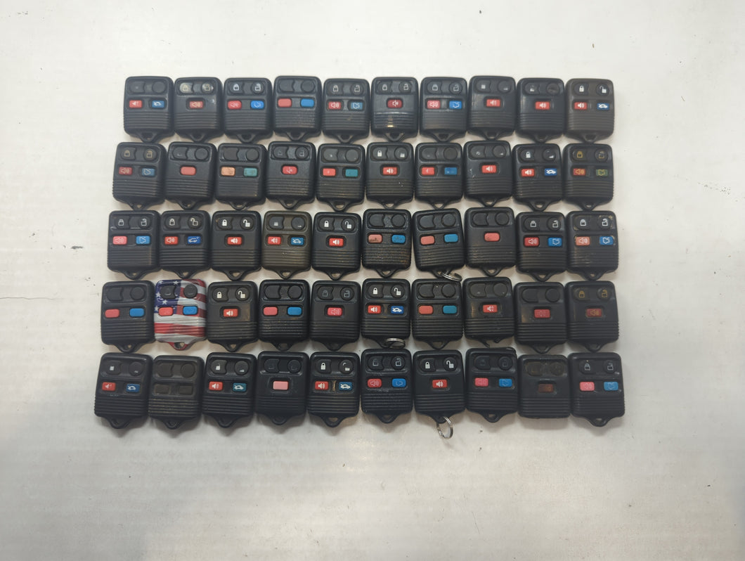 Lot of 50 Ford Keyless Entry Remote Fob MIXED FCC IDS MIXED PART NUMBERS