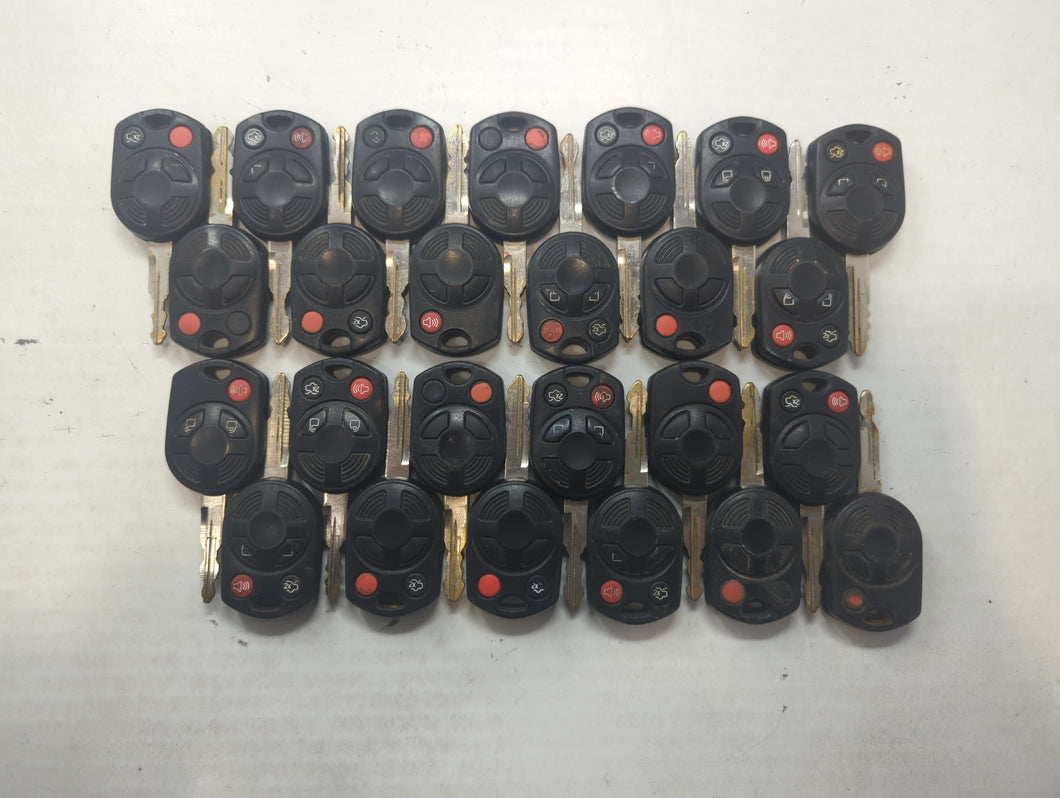 Lot of 25 Ford Keyless Entry Remote Fob OUCD6000022 MIXED PART NUMBERS