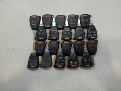 Lot of 20 Dodge Keyless Entry Remote Fob MIXED FCC IDS MIXED PART NUMBERS