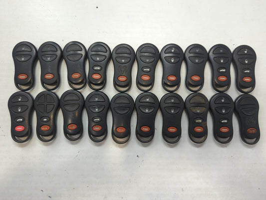 Lot of 20 Dodge Keyless Entry Remote Fob MIXED FCC IDS MIXED PART NUMBERS - Oemusedautoparts1.com
