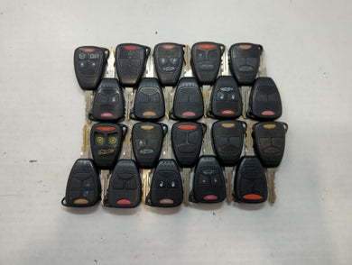 Lot of 20 Dodge Keyless Entry Remote Fob MIXED FCC IDS MIXED PART NUMBERS