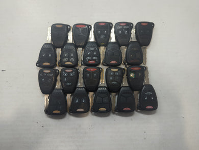 Lot of 20 Dodge Keyless Entry Remote Fob MIXED FCC IDS MIXED PART NUMBERS