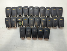 Lot of 25 Chevrolet Keyless Entry Remote Fob MIXED FCC IDS MIXED PART