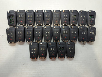 Lot of 25 Chevrolet Keyless Entry Remote Fob MIXED FCC IDS MIXED PART