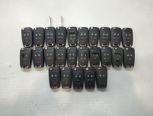 Lot of 25 Chevrolet Keyless Entry Remote Fob MIXED FCC IDS MIXED PART