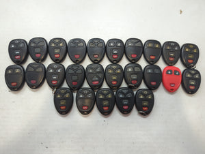 Lot of 25 Chevrolet Keyless Entry Remote Fob MIXED FCC IDS MIXED PART