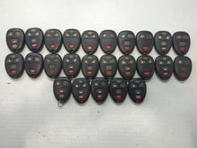 Lot of 25 Chevrolet Keyless Entry Remote Fob MIXED FCC IDS MIXED PART